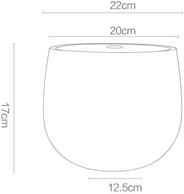 Modern Minimalist Tabletop Water Fountain with LED Light - Black