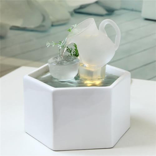 Running Water Fountain for Porch and Office Decor