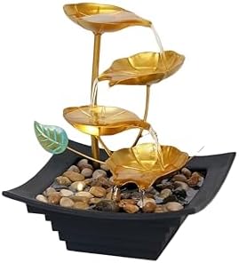 Fengshui Caishen Tabletop Water Fountain for Home Decor