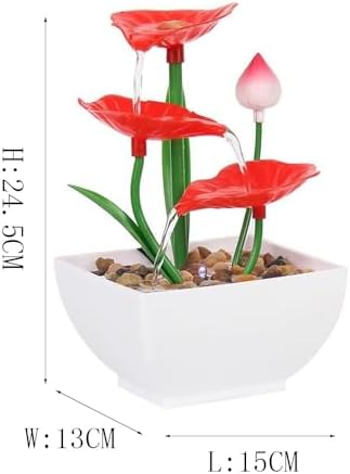 Modern Style Desktop Water Fountain for Meditation and Decor