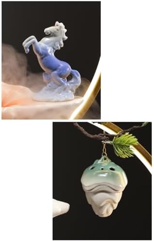 Chinese Style Ceramic Water Fountain for Wealth Attraction Indoor Decor 1