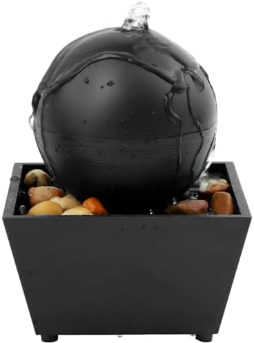 6 Inch USB Powered Tabletop Fountain with Lights