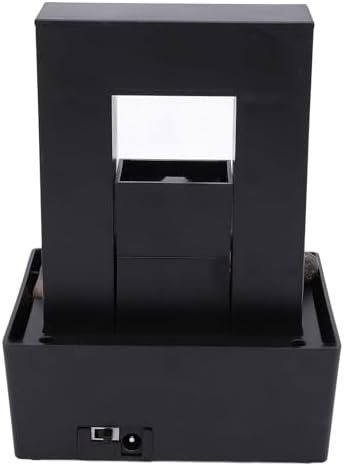 Tabletop Water Fountain with LED Light and Pebbles