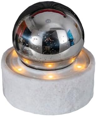 Modern White Desktop Water Fountain with Light