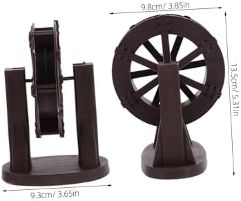 TOKIDNY Micro Water Wheel Fountain Decor DIY