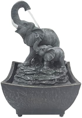 Natures Mark Playing Elephant Water Fountain with Adapter