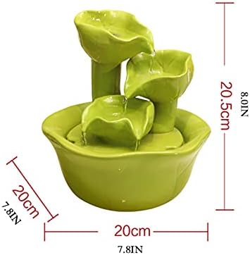 Indoor Water Fountain Tabletop Ceramic Fountain Decor