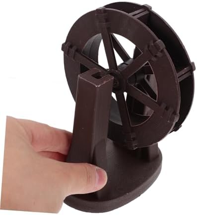 Luxshiny Miniature Water Wheel Fountain Decor for Indoor and Office
