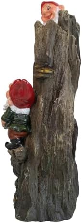 Decorative Woodland Gnome Water Fountain with LED Light 1