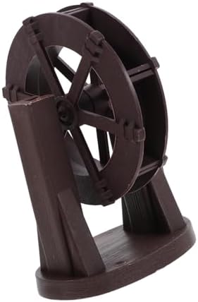 Luxshiny Miniature Water Wheel Fountain Decor for Indoor and Office