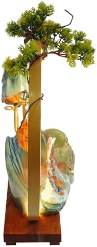 Tabletop Water Fountain with LED Light and Atomizer