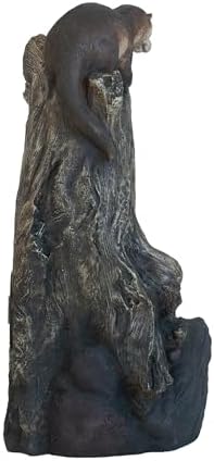 Charming Decorative Water Fountain with Otter Design and Pump