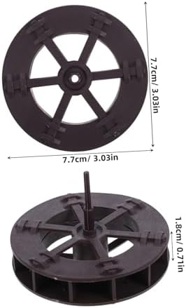 2pcs Micro Water Wheels for Mini Landscape Decorations