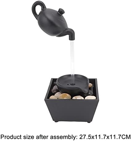 Floating Teapot Waterfall Office Desk Fountain Decoration