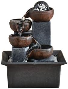Stylish Tabletop Water Fountain for Home Office Meditation