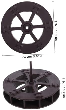 Healifty 2pcs Water Wheel Fountain for Fish Tank and Indoor Garden