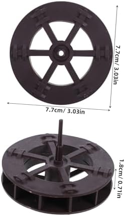 FAVOMOTO 2pcs Micro Water Wheel Fountain Decoration for Aquarium and Zen Garden