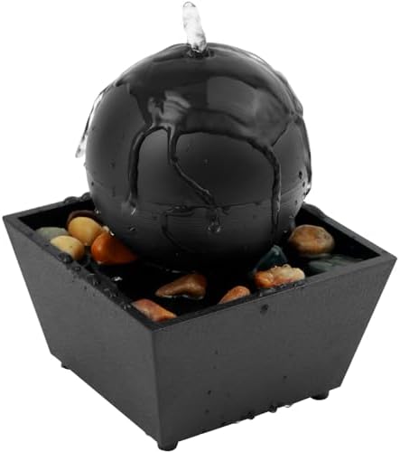 6 Inch USB Powered Tabletop Fountain with Lights