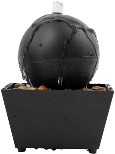6 Inch USB Powered Tabletop Fountain with Lights