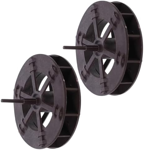 Cabilock 2pcs Rotating Water Wheel Fountain Decor