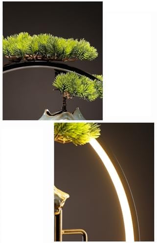 Indoor Water Fountain with Zen Style and Circulation for Home Office Desk