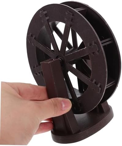 Cabilock Micro Landscape Water Wheel Fountain Replacement Part with Bracket for Fish Tank and Indoor Garden