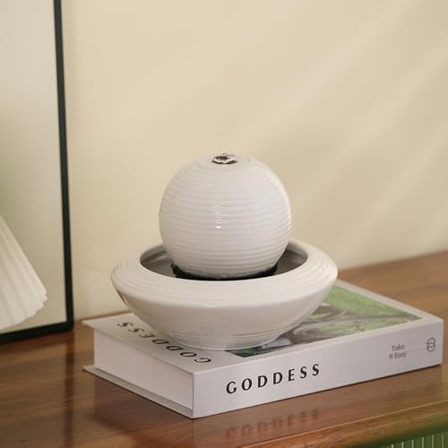 Ceramic Tabletop Fountain for Indoor Home Decoration