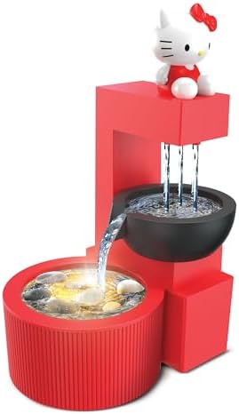Hello Kitty LED Tabletop Waterfall Fountain