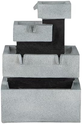 Elegant 4-Tier Water Fountain for Tranquility