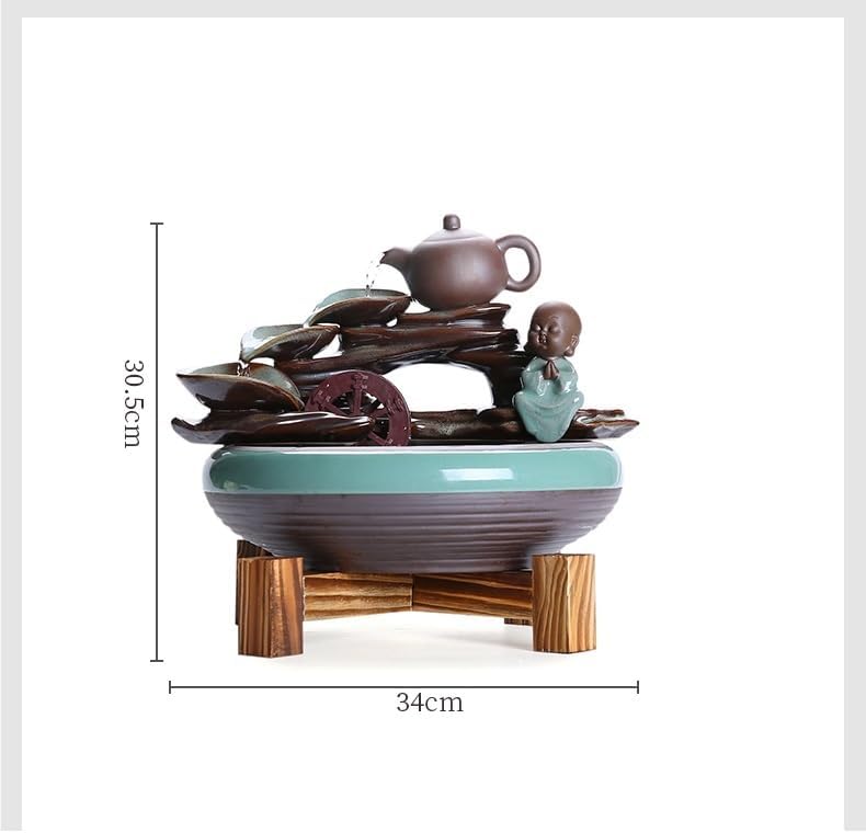 Charming Indoor Tabletop Water Fountain for Home and Office