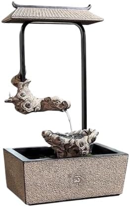 Tabletop Resin Dragon Fountain with Circulating Water