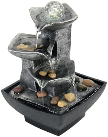 Water Fountain Desk Decor Iron Art Indoor Fountain