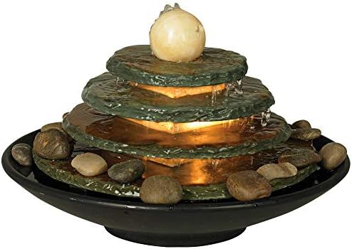 John Timberland Pyramid 10-inch High Zen Fountain
