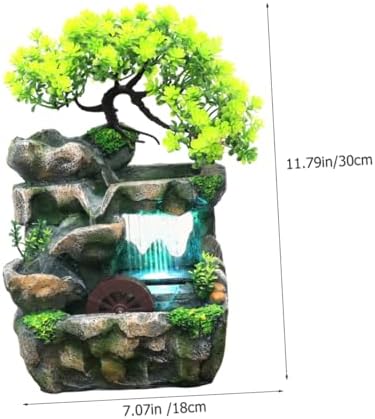 Hemobllo Tabletop Fountain for Home Office Living Room Decor