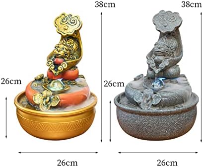 Elegant Desktop Water Fountain with LED Light