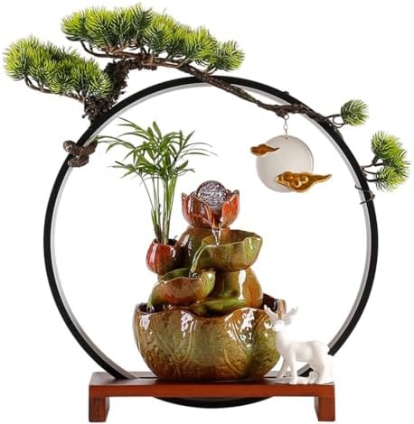 Home Fountain for Living Room Office Desk Water Circulating Decor