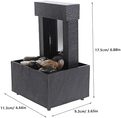 Garneck Indoor Water Fountain Tabletop Zen Decor for Home