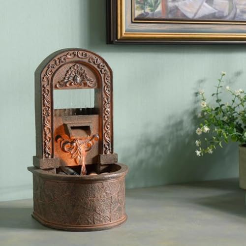 Elegant Retro Desktop Water Fountain for Home and Office