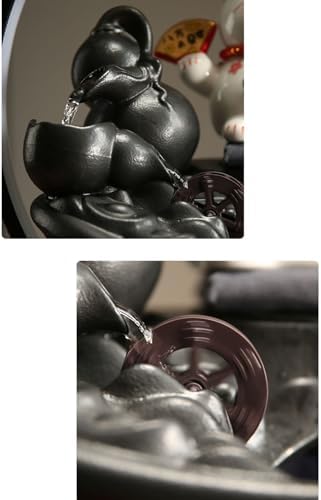 Indoor Tabletop Fountain with Water Circulation and Zen Design