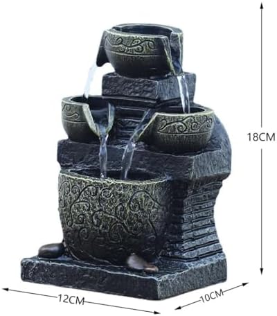 LED Light Water Feature Fountain Indoor Decor