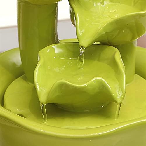 Indoor Water Fountain Tabletop Ceramic Fountain Decor
