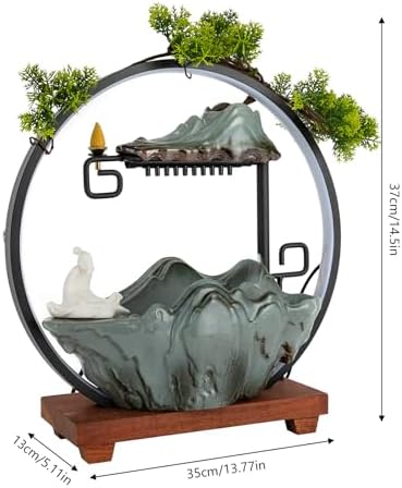 Tabletop Fountain with Light and Atomizer