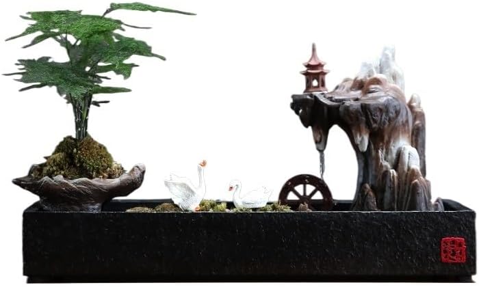 Water Fountain Indoor Zen Decorative Desktop Humidifier