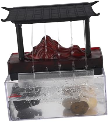 YuRui TENG Tabletop Water Fountain with LED Light