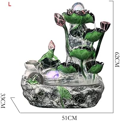 Tabletop Fountain with Rotatable Ball and Pump for Home Office Relaxation