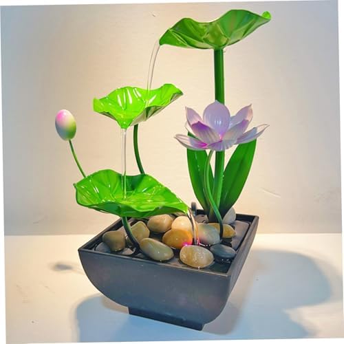 Indoor Waterfall Fountain with LED Lights