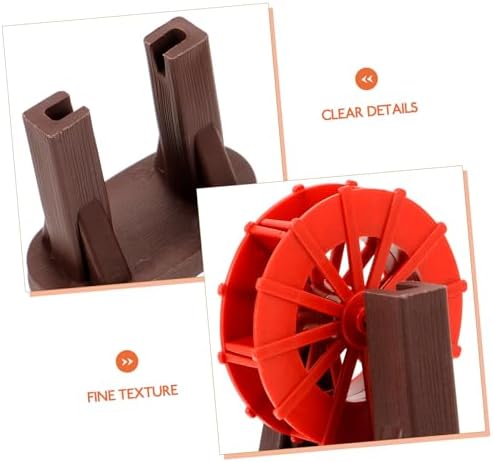 Tineasur Plastic Water Wheel Fountain Accessory for Home Decor