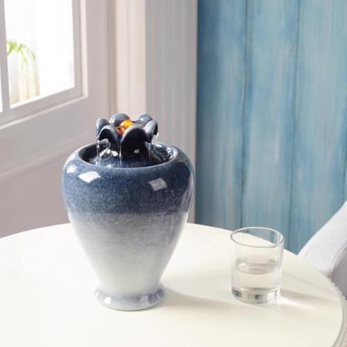 Royal Vase Desktop Water Fountain with Circulating Water Design