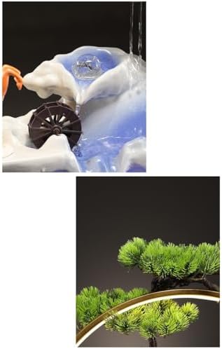 Creative Indoor Self-Circulating Water Fountain Ornament for Office and Living Room