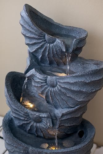 Nautilus Shell Decorative Water Fountain for Indoor and Outdoor Use